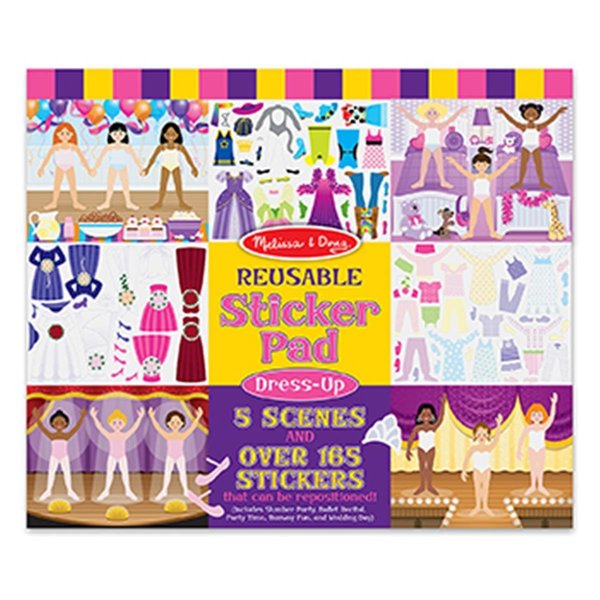 Melissa & Doug Melissa and Doug Reusable Sticker Pad Dressup LCI4198